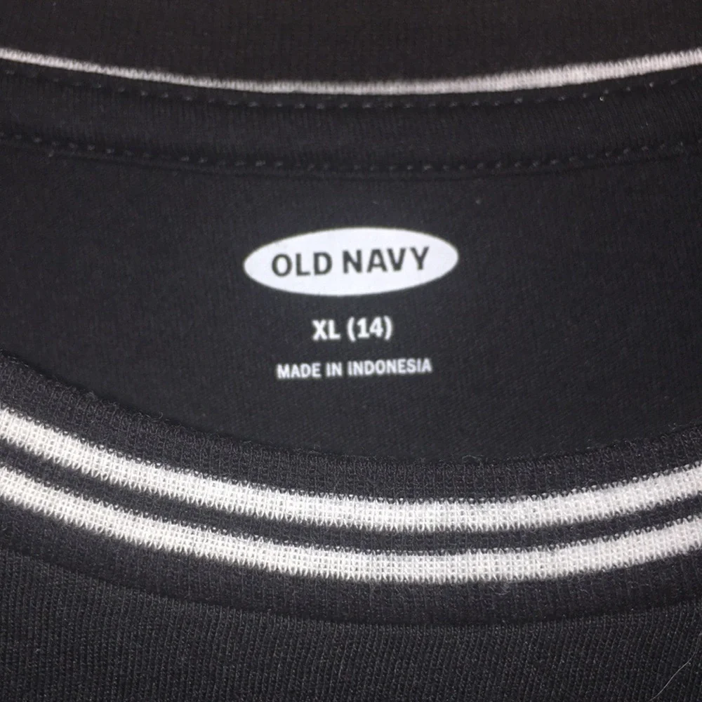 Old Navy Relaxed Graphic Ringer Tee